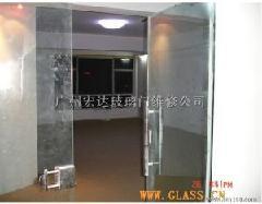 玻璃门图片|玻璃门样板图|广州玻璃门维修专业玻璃门维销售-广州宏达玻璃安装维修公司
