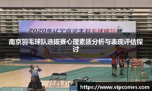 南京羽毛球队选拔赛心理素质分析与表现评估探讨